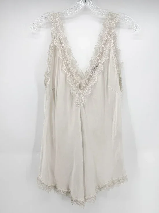 GIGI MODA DEMI CAMI LACE IN CREAM O/S - Picture 3 of 7